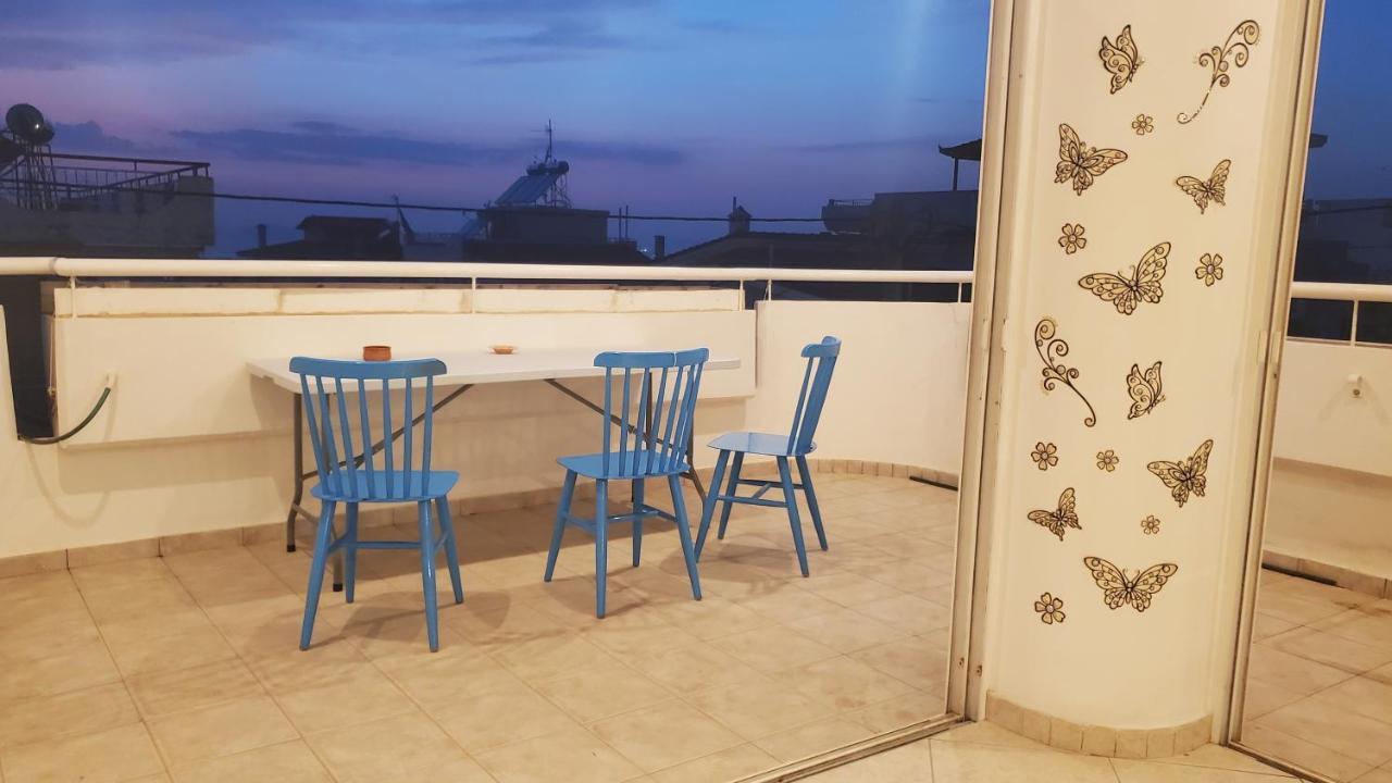 山脚下，舒适温馨海景公寓 Athen Eksteriør bilde