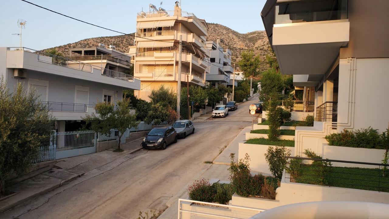山脚下，舒适温馨海景公寓 Athen Eksteriør bilde