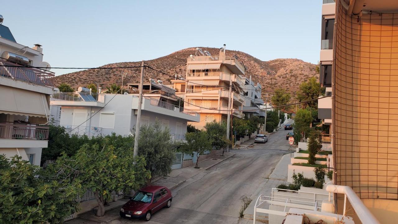 山脚下，舒适温馨海景公寓 Athen Eksteriør bilde